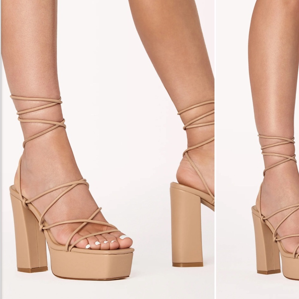 Billini Maude Platform Wrap Up Heel